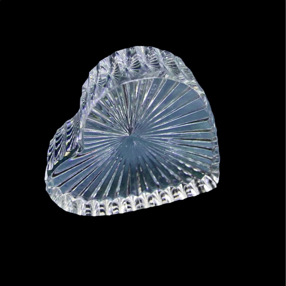 💗Waterford Heart Paperweight